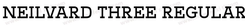 Neilvard Three Regular字体转换